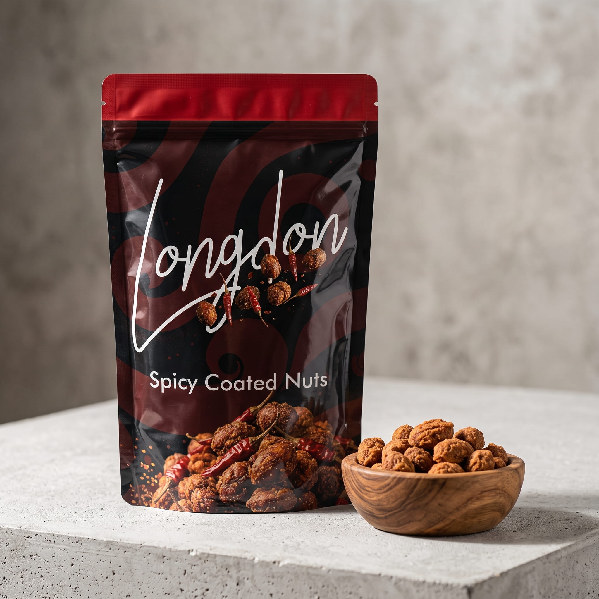 Spicy Coated Nuts